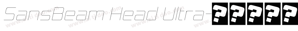 SansBeam Head Ultra字体转换